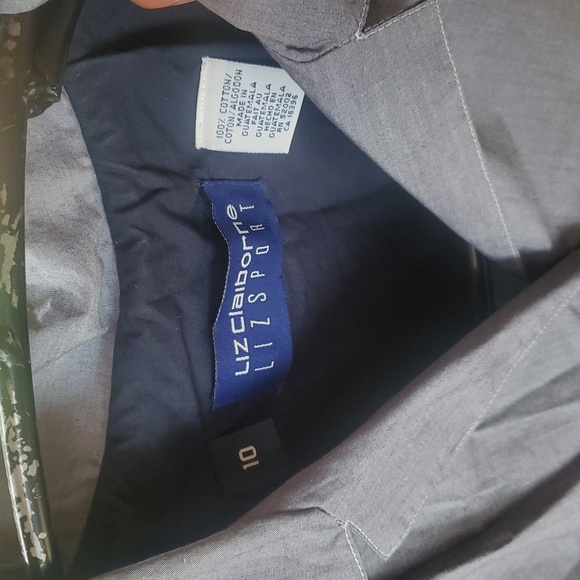 Liz Claiborne Liz Sport Blue Sleeveless Sz. 10 Dress - Picture 2 of 11